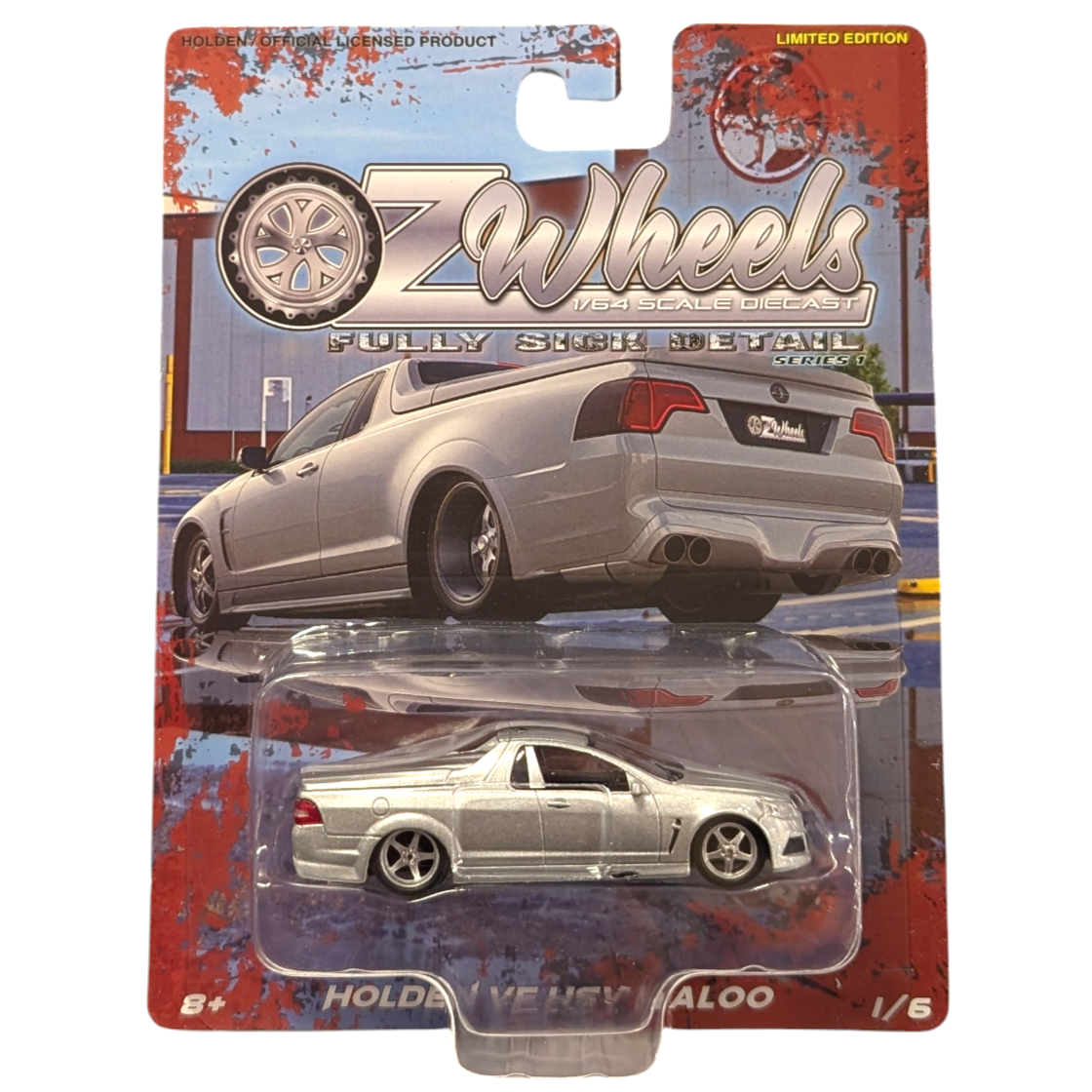 Oz Wheels Holden VF HSV Maloo, Fully Sick Detail FSD's Series 1 - 1:64 Scale Diecast