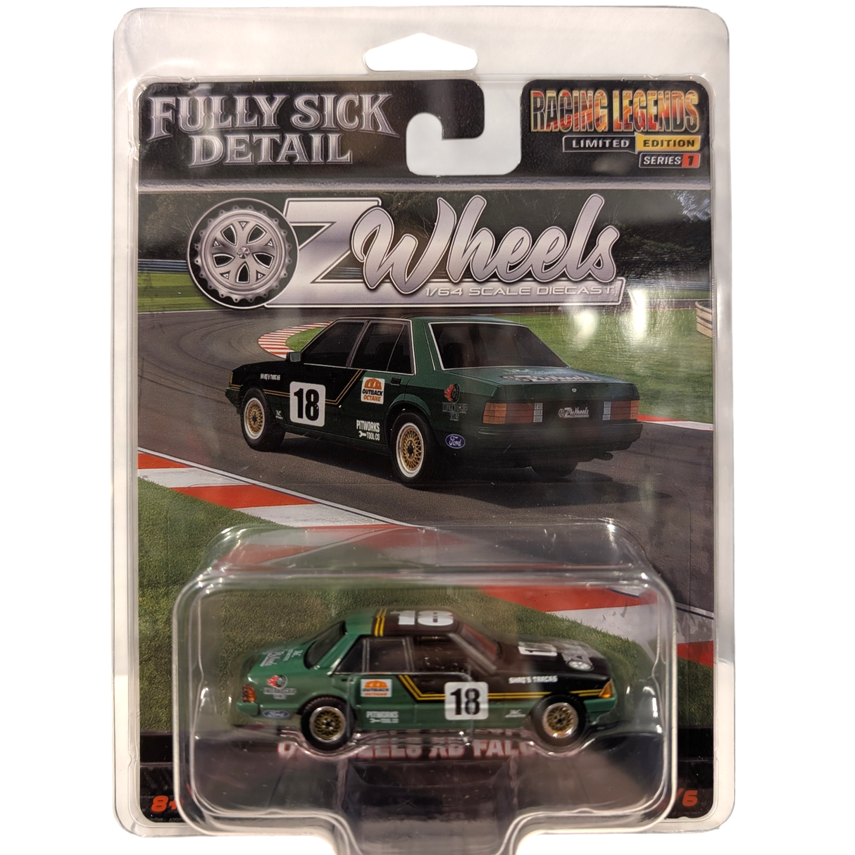Oz Wheels Bathurst Ford XD Falcon, Racing Legends, Fully Sick Detail FSD's Series 1 - 1:64 Scale Diecast