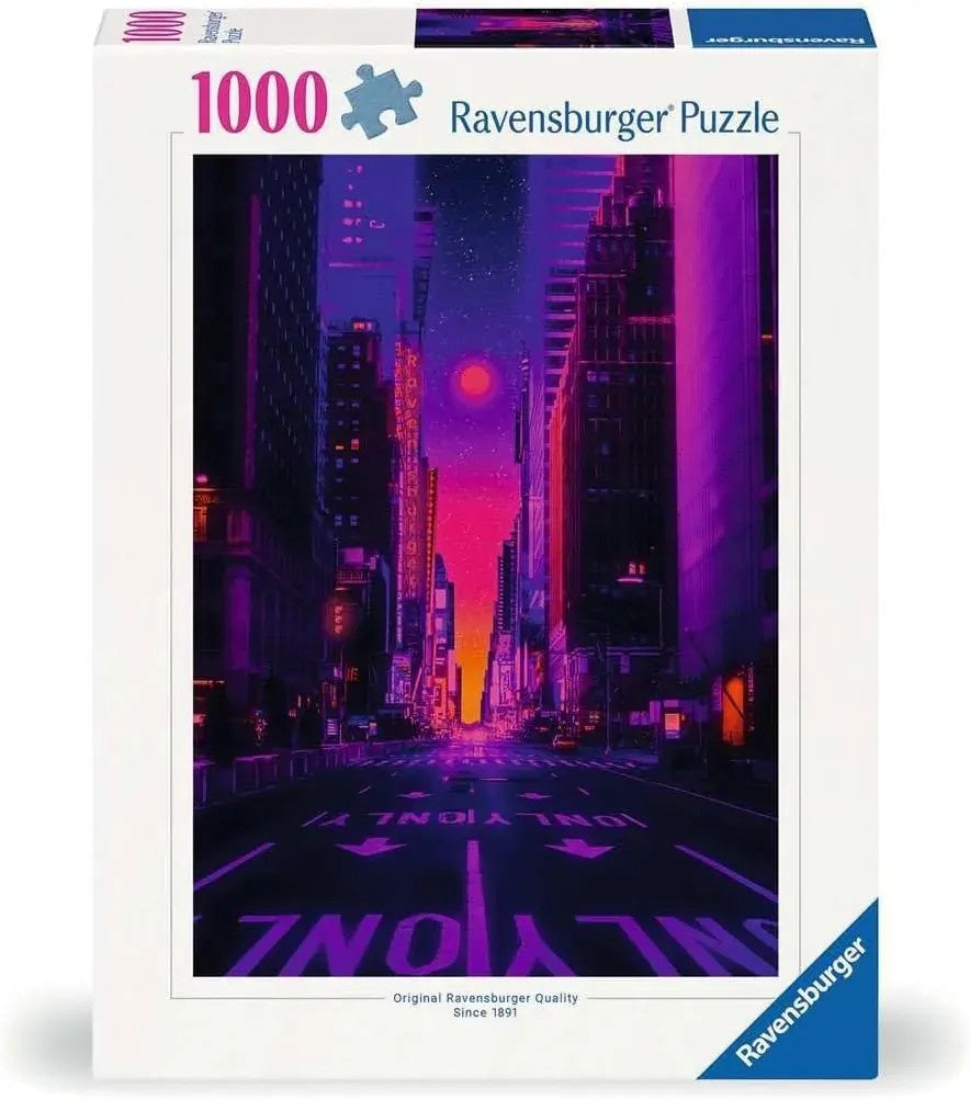 Ravensburger - New York in Neon - 1000 Piece Jigsaw Puzzle