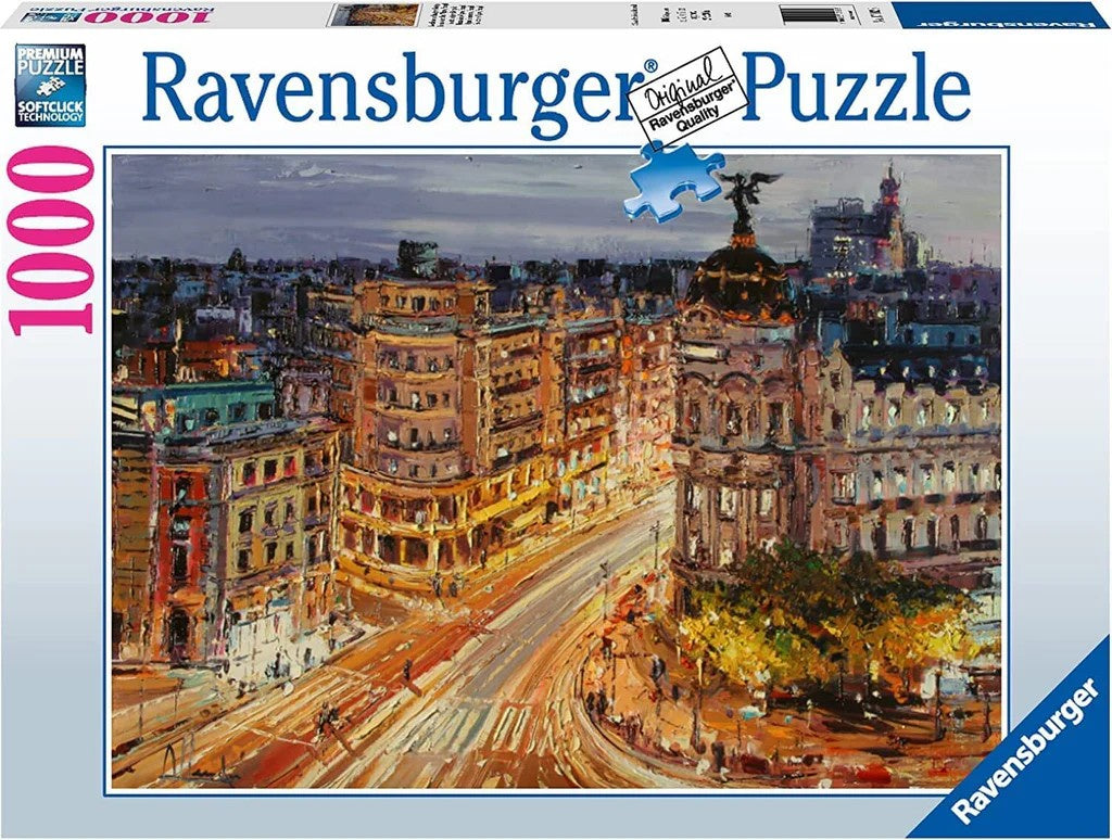 Ravensburger - Gran Via, Madrid - 1000 Piece Jigsaw Puzzle