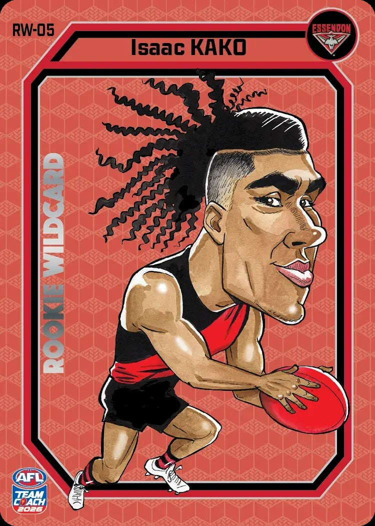 Isaac Kako, Rookie Wildcard, 2026 Teamcoach AFL