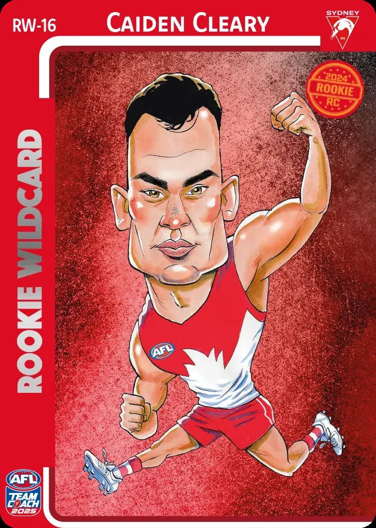 Caiden Cleary, TEAM Rookie Wildcard, 2025 Teamcoach AFL