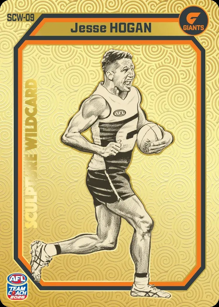 Jesse Hogan, GOLD Sculpture Wildcard, 2026 Teamcoach AFL