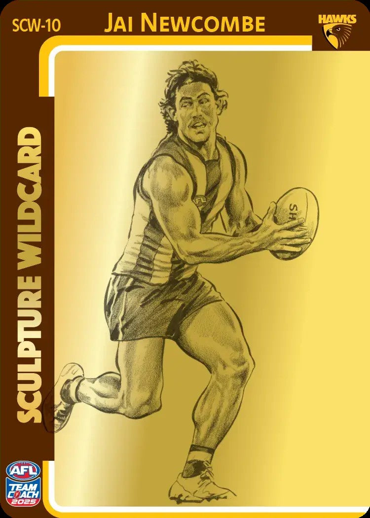 Jai Newcombe, GOLD Sculpture Wildcard, 2025 Teamcoach AFL