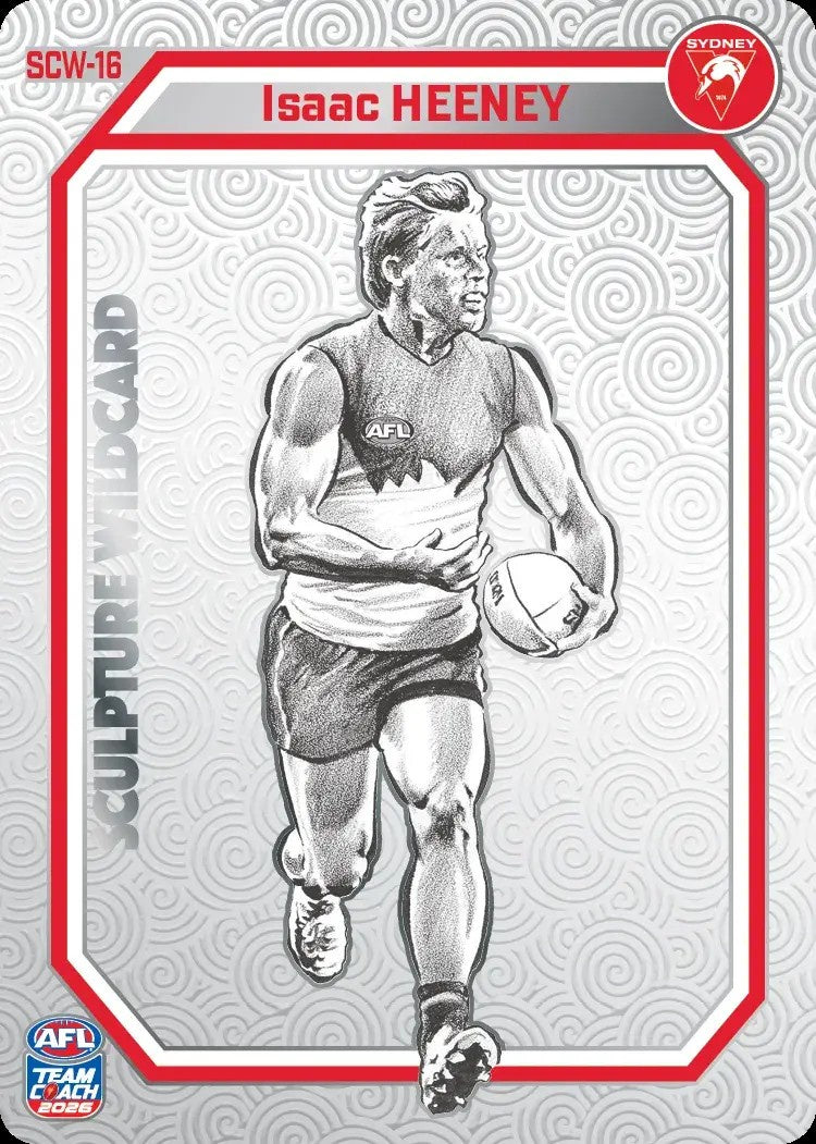 Isaac Heeney, Sculpture Wildcard, 2026 Teamcoach AFL