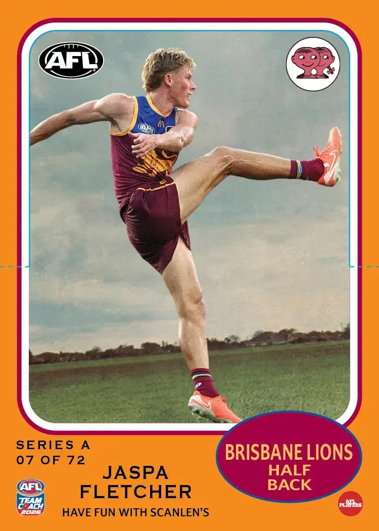 2026 Teamcoach AFL Scanlens Die-Cut - Cards 1 to 72 - Pick Your Card