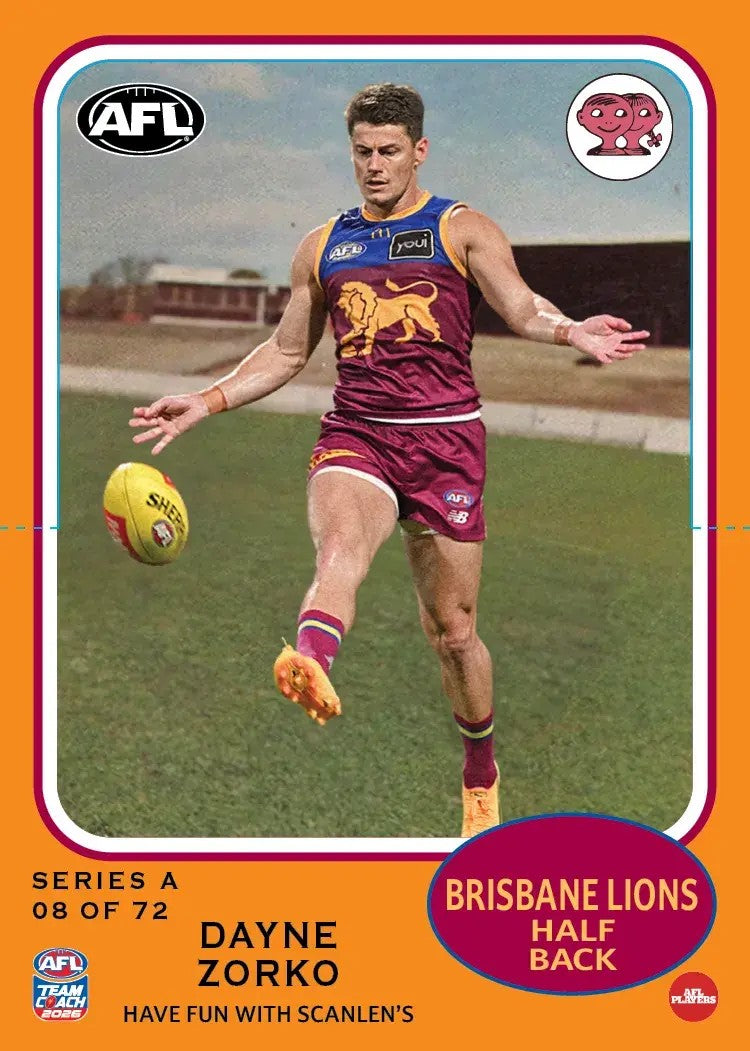 2026 Teamcoach AFL Scanlens Die-Cut - Cards 1 to 72 - Pick Your Card
