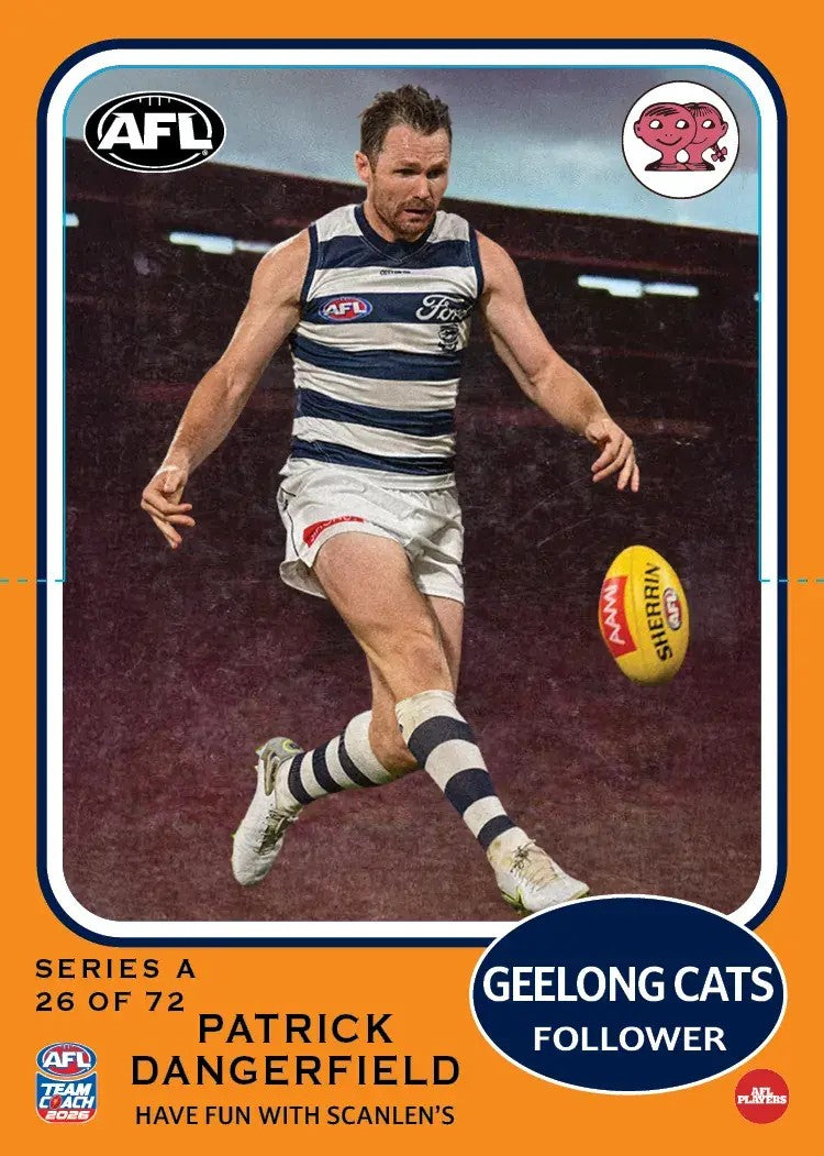 2026 Teamcoach AFL Scanlens Die-Cut - Cards 1 to 72 - Pick Your Card