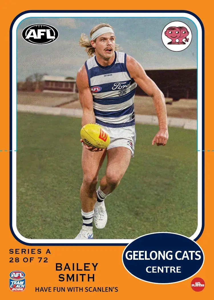 2026 Teamcoach AFL Scanlens Die-Cut - Cards 1 to 72 - Pick Your Card
