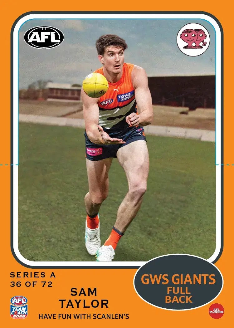 2026 Teamcoach AFL Scanlens Die-Cut - Cards 1 to 72 - Pick Your Card