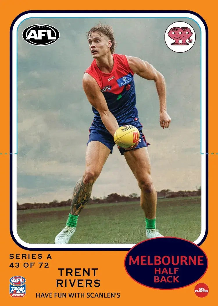 2026 Teamcoach AFL Scanlens Die-Cut - Cards 1 to 72 - Pick Your Card