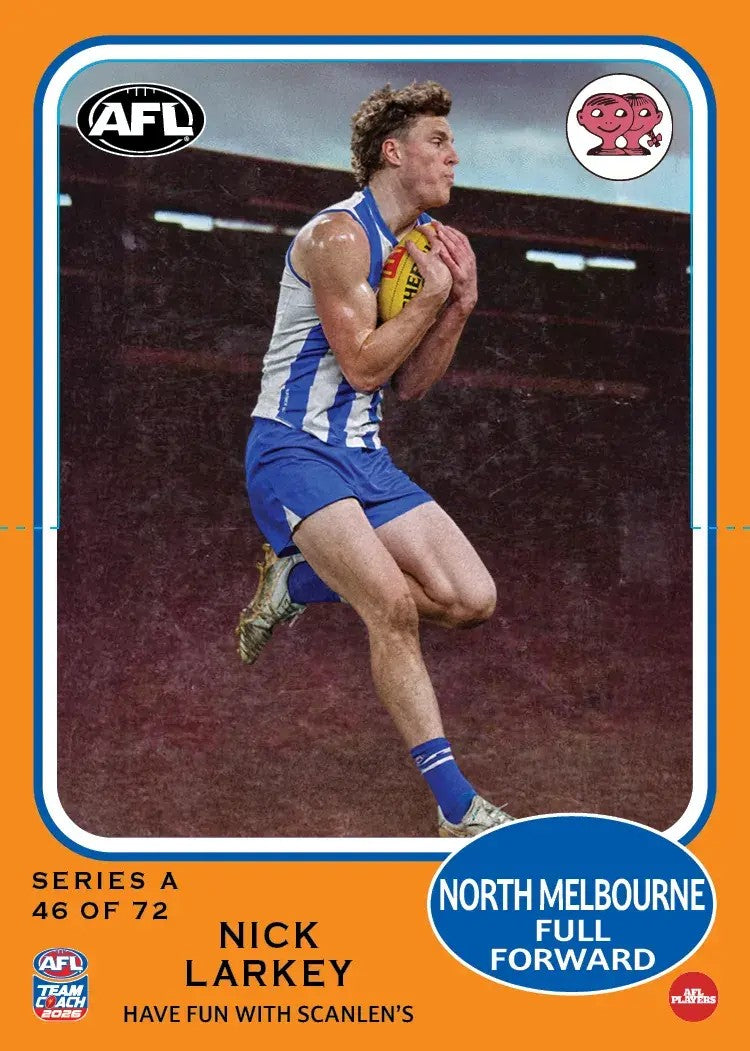 2026 Teamcoach AFL Scanlens Die-Cut - Cards 1 to 72 - Pick Your Card