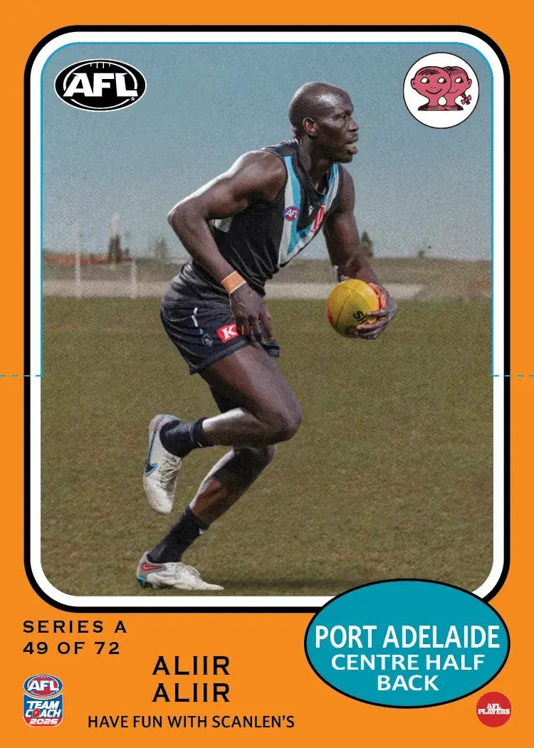 2026 Teamcoach AFL Scanlens Die-Cut - Cards 1 to 72 - Pick Your Card