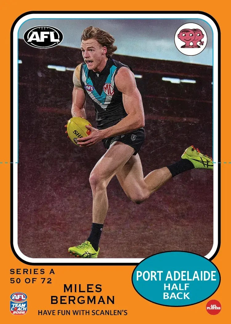 2026 Teamcoach AFL Scanlens Die-Cut - Cards 1 to 72 - Pick Your Card