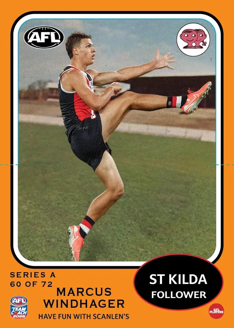 2026 Teamcoach AFL Scanlens Die-Cut - Cards 1 to 72 - Pick Your Card