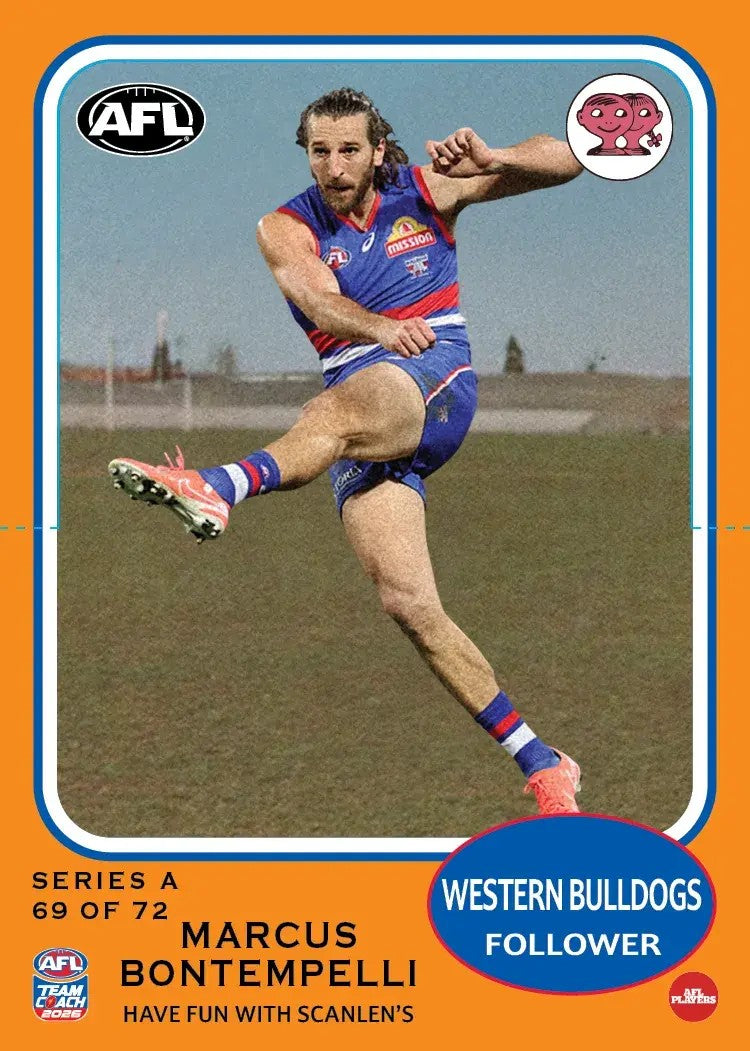 2026 Teamcoach AFL Scanlens Die-Cut - Cards 1 to 72 - Pick Your Card