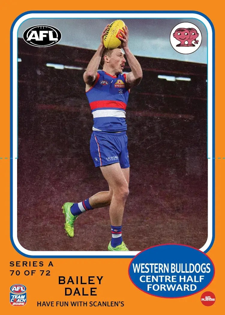 2026 Teamcoach AFL Scanlens Die-Cut - Cards 1 to 72 - Pick Your Card