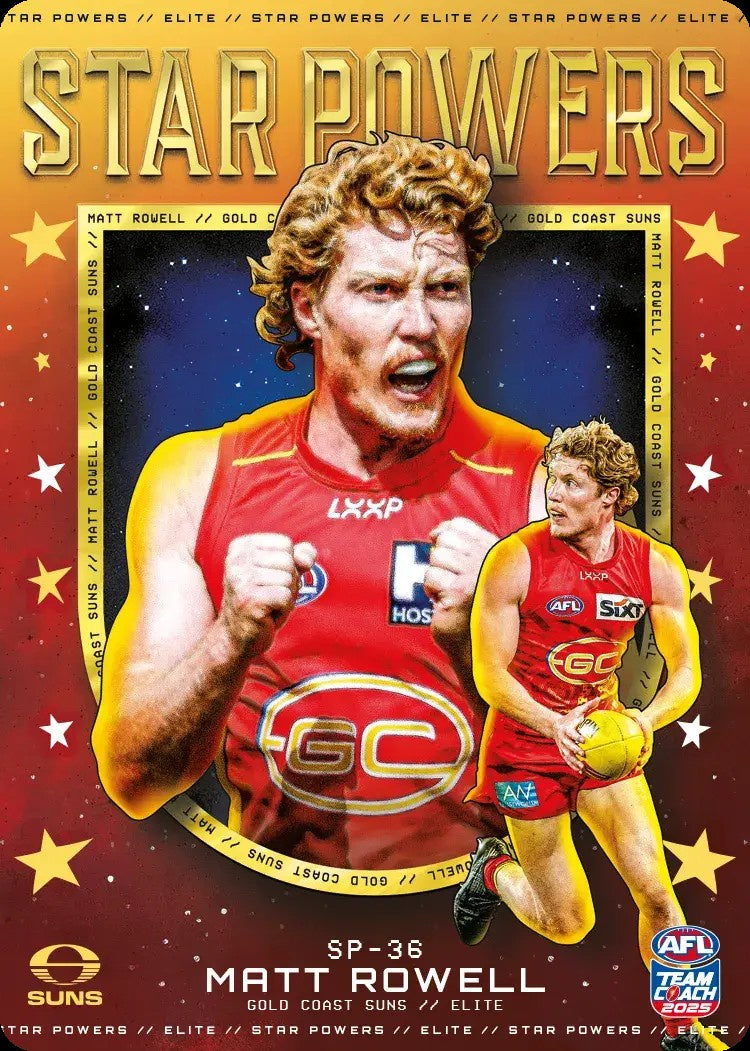 Matt Rowell, SP-36, TEAM Star Powers, 2025 Teamcoach AFL
