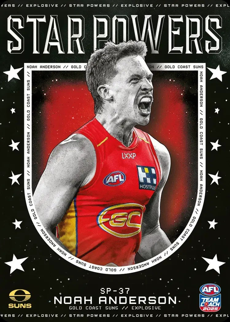 Noah Anderson, SP-37, Star Powers, 2025 Teamcoach AFL