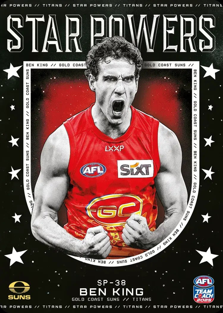 Ben King, SP-38, Star Powers, 2025 Teamcoach AFL