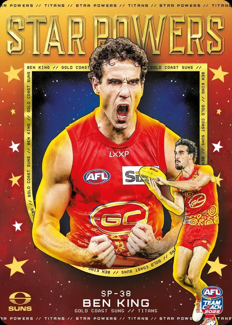 Ben King, SP-38, TEAM Star Powers, 2025 Teamcoach AFL