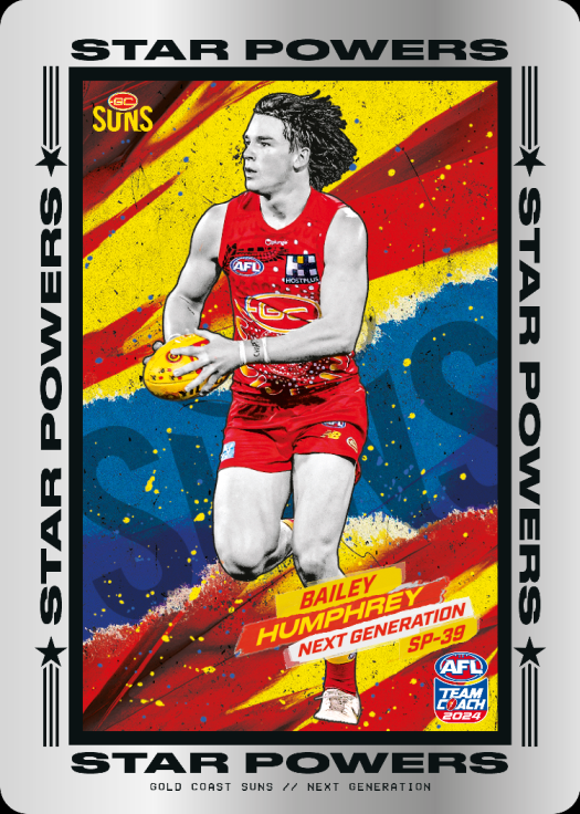 Bailey Humphrey, SP-39, Star Powers, 2024 Teamcoach AFL