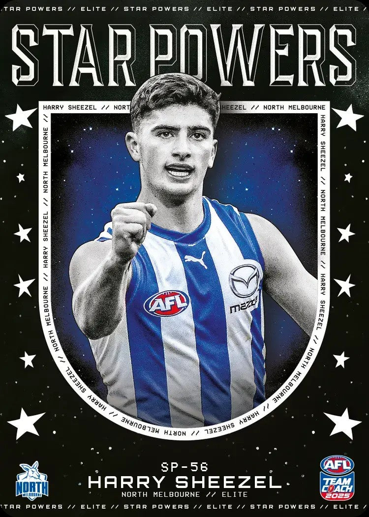 Harry Sheezel, SP-56, Star Powers, 2025 Teamcoach AFL