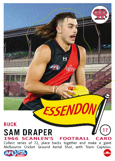 2024 Teamcoach AFL Scanlens Die-Cut - Cards 1 to 72 - Pick Your Card
