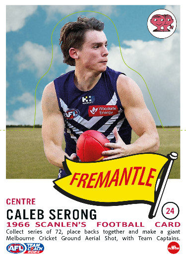 2024 Teamcoach AFL Scanlens Die-Cut - Cards 1 to 72 - Pick Your Card