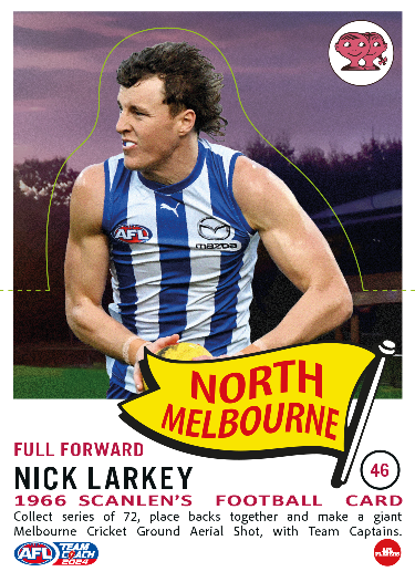 2024 Teamcoach AFL Scanlens Die-Cut - Cards 1 to 72 - Pick Your Card