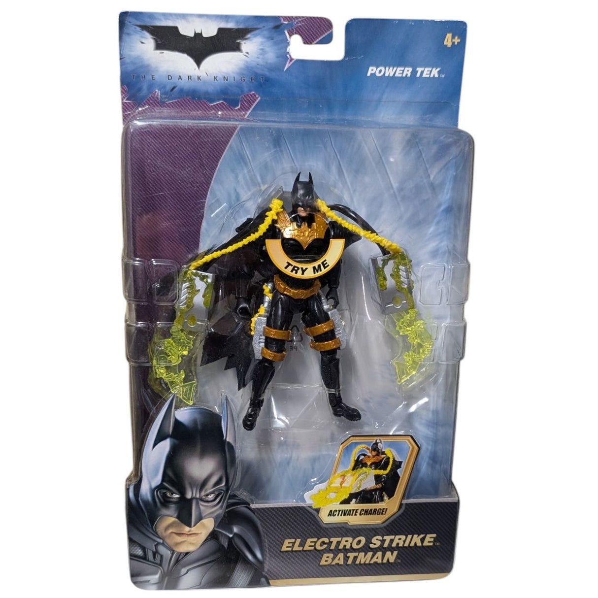Batman Dark Knight, Power Tek, Electro Strike Batman Action Figure