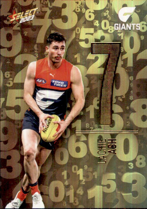 Lachie Ash, Numbers, 2023 Select AFL Footy Stars