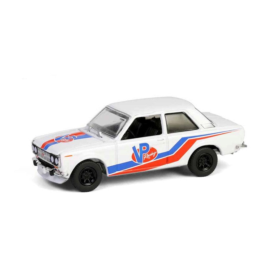 1968 Datsun 510 Wideboy Coupe1970 Plymouth Hemi Cuda, Running on Empty Series, 1:64 Diecast Car