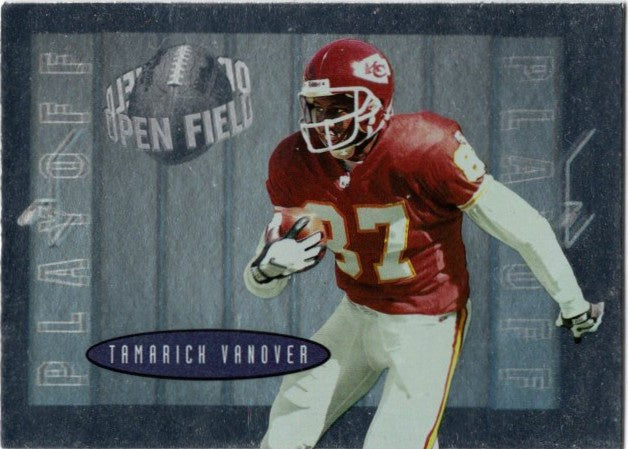Tamarick Vanover, #88, Open Field, 1996 Playoff Contenders Football NFL