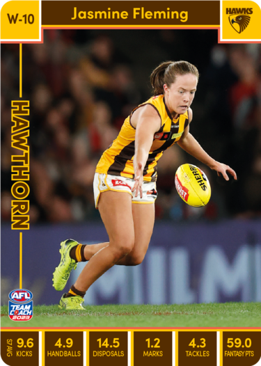 2023 Teamcoach AFL - AFLW Cards - Cards W-01 to W-18 - Pick Your Card