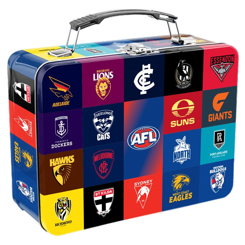 AFL ALL TEAMS TIN CARRY CASE