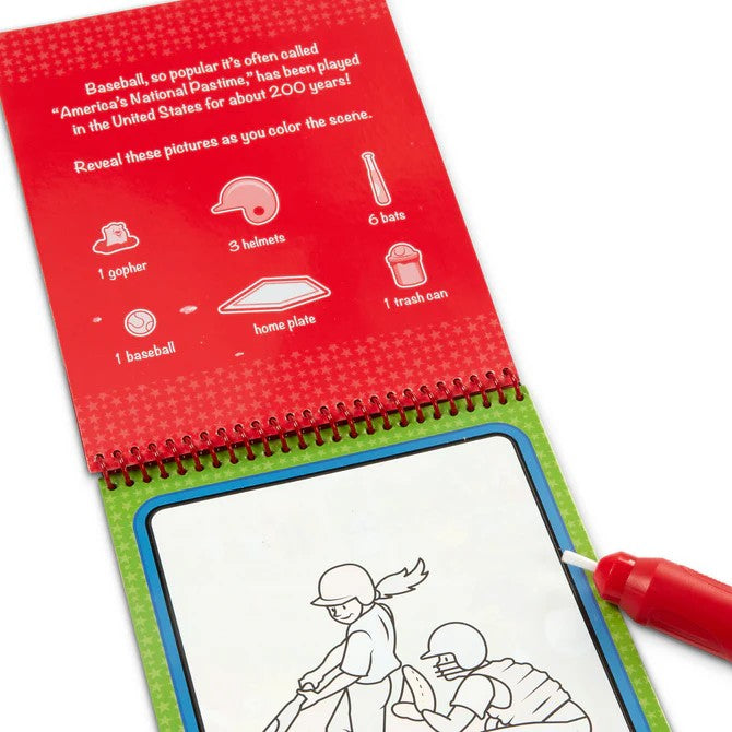 Melissa & Doug - On the Go Water WOW! Water-Reveal Activity Pad – Sports
