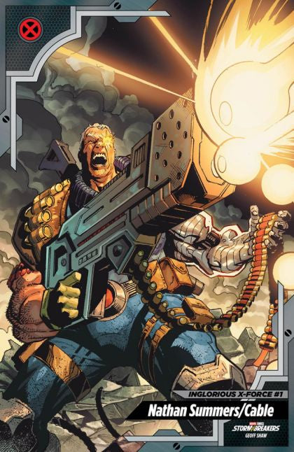 Inglorious X-Force #1 Geoff Shaw X-Men Trading Card Variant Comic