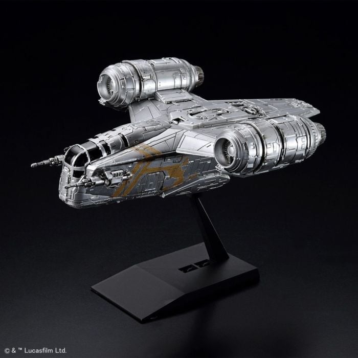 Bandai Star Wars The Mandalorian Vehicle Model EX018 Razor Crest (Silver Coating Ver.) Model Kit