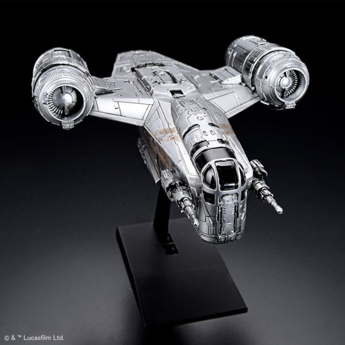 Bandai Star Wars The Mandalorian Vehicle Model EX018 Razor Crest (Silver Coating Ver.) Model Kit