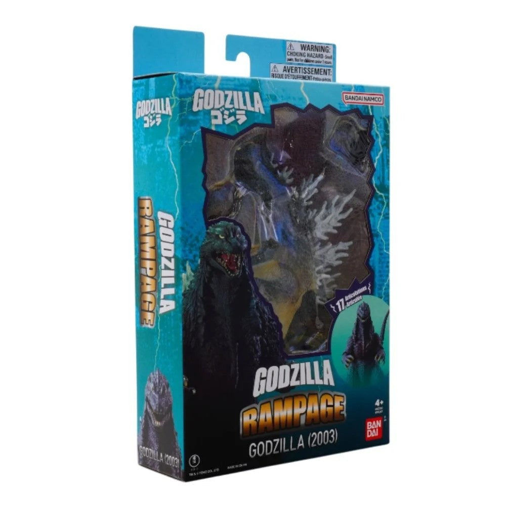 Bandai Godzilla Rampage Godzilla 2003 6" Action Figure