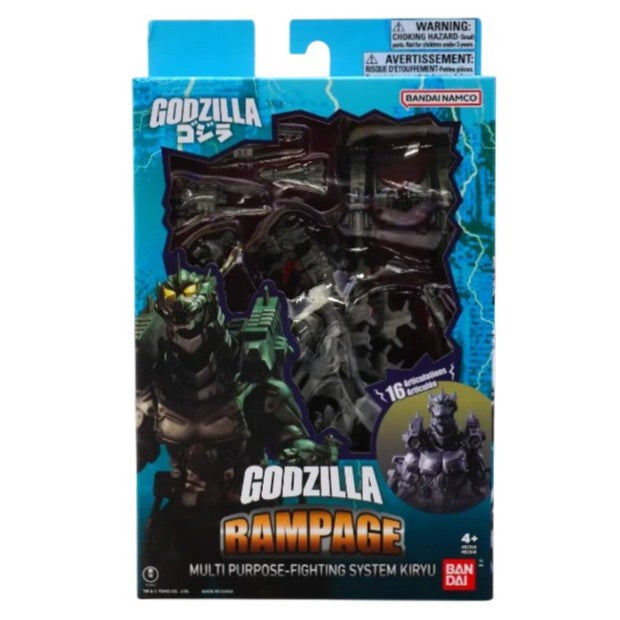 Bandai Godzilla Rampage Multi Purpose-Fighting System Kiryu 6" Action Figure