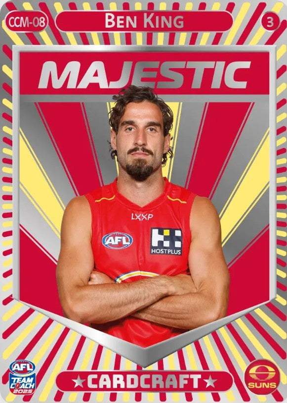 Ben King, CCM-08-3, Majestic Card Craft, 2025 Teamcoach AFL
