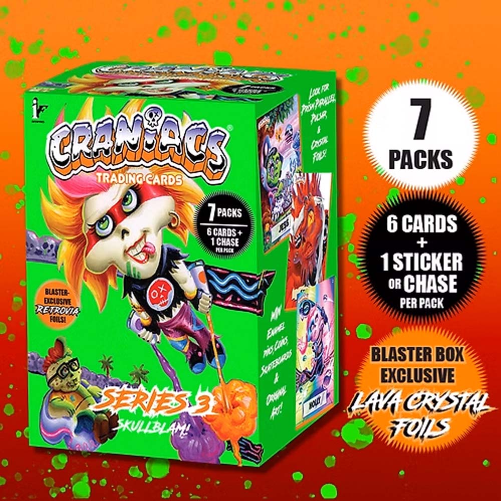 Craniacs Trading Cards Blaster Box Series 3