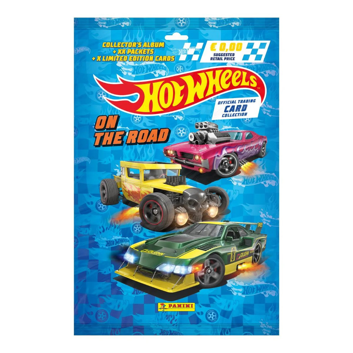 2025 Panini Hot Wheels, On the Road, Trading Card Starter Pack