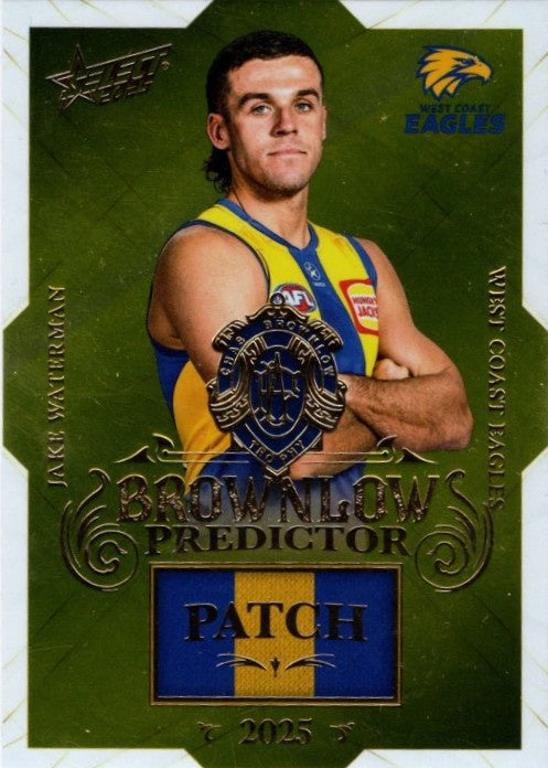 Jake Waterman, Brownlow Predictor Patch, 2025 Select AFL Footy Stars