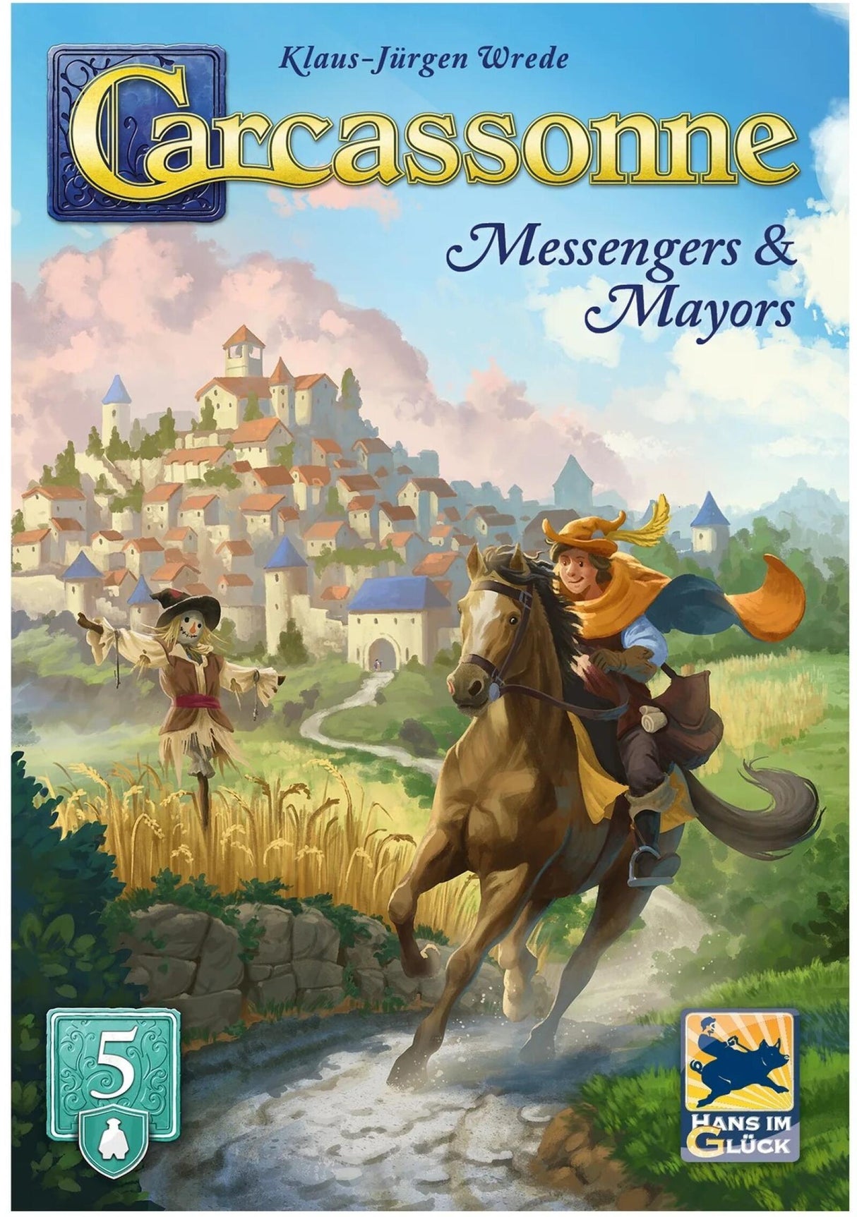 Carcassonne Expansion 5 - Messenger and Mayor (2025 Redesign)