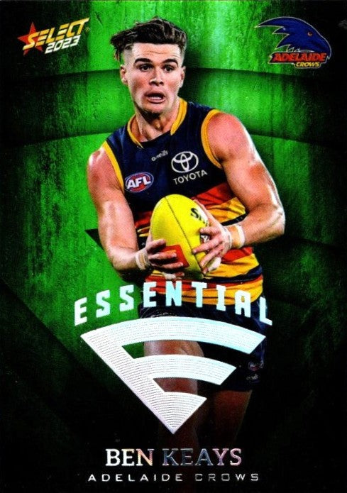 Adelaide Crows Team Set, Emerald Green Essential, 2023 Select AFL Footy Stars