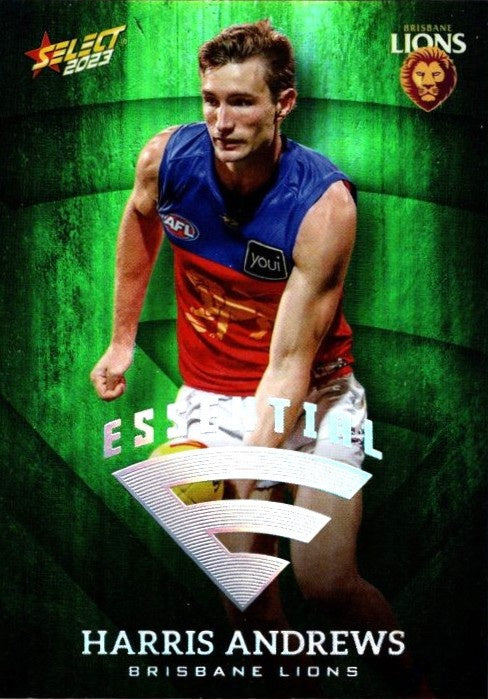 Brisbane Lions Team Set, Emerald Green Essential, 2023 Select AFL Footy Stars