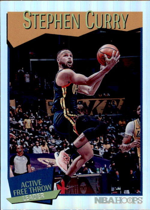 Stephen Curry, Silver Parallel, 2021-22 Panini Hoops Basketball NBA